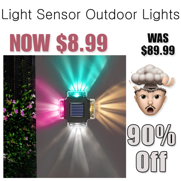 Light Sensor Outdoor Lights Only $8.99 Shipped on Amazon (Regularly $89.99)