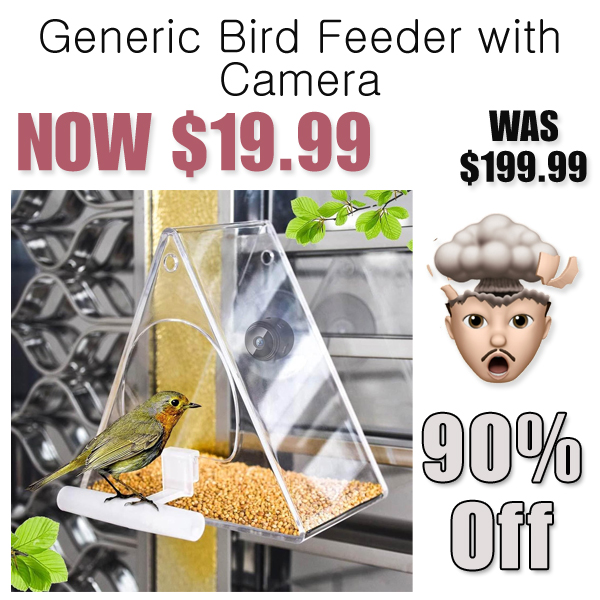 Generic Bird Feeder with Camera Only $19.99 Shipped on Amazon (Regularly $199.99)