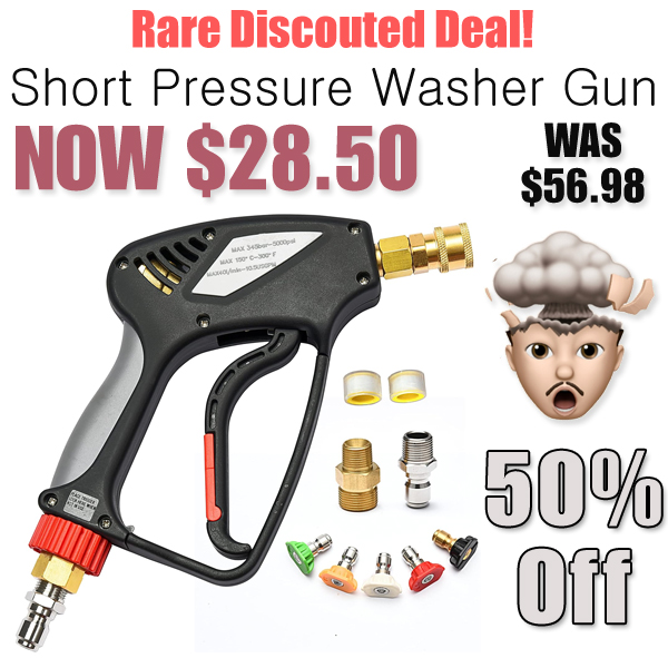 Short Pressure Washer Gun Only $28.50 Shipped on Amazon (Regularly $56.98)