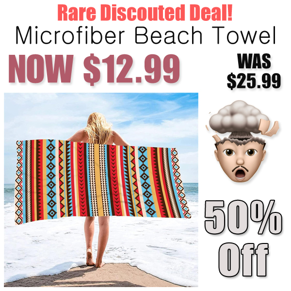 Microfiber Beach Towel Only $12.99 Shipped on Amazon (Regularly $25.99)