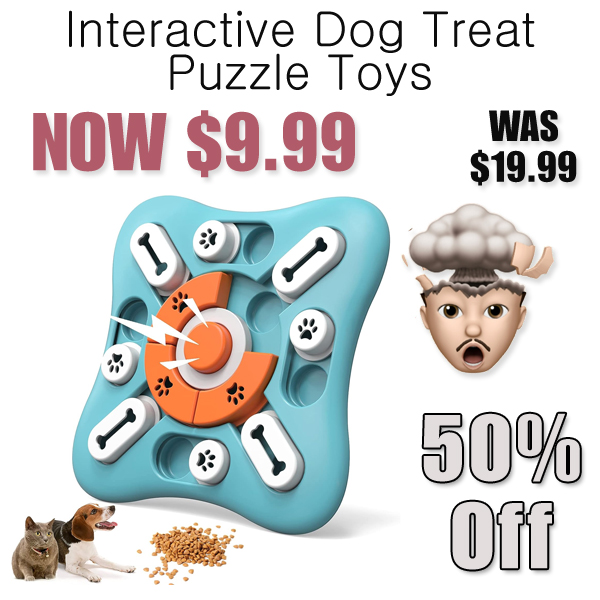 Interactive Dog Treat Puzzle Toys Only $9.99 Shipped on Amazon (Regularly $19.99)