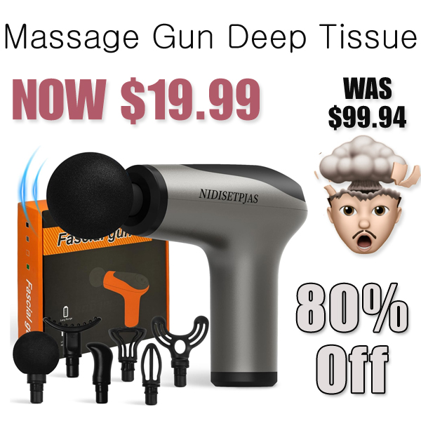 Massage Gun Deep Tissue Only $19.99 Shipped on Amazon (Regularly $99.94)