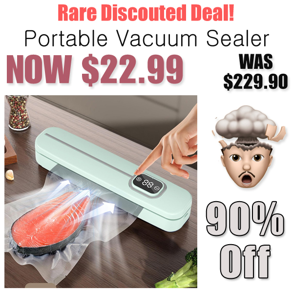 Portable Vacuum Sealer Only $22.99 Shipped on Amazon (Regularly $229.90)