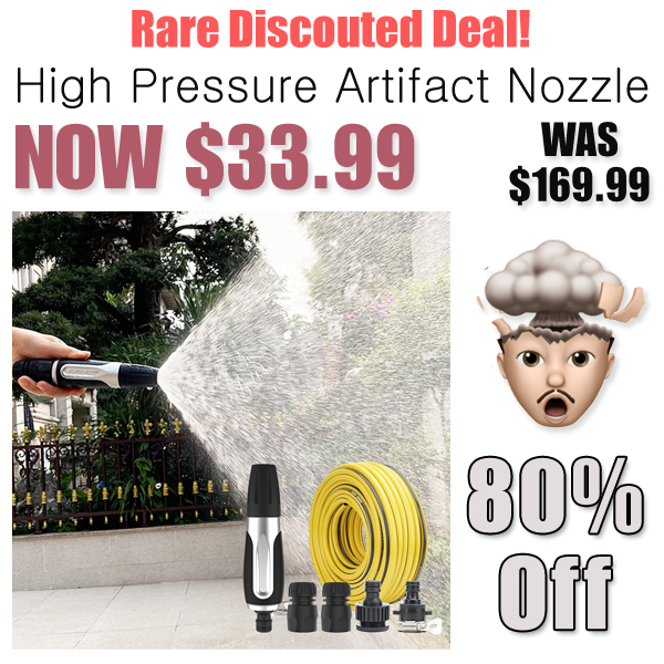 High Pressure Artifact Nozzle Only $33.99 Shipped on Amazon (Regularly $169.99)