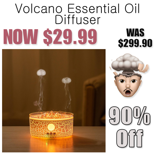 Volcano Essential Oil Diffuser Only $29.99 Shipped on Amazon (Regularly $299.90)