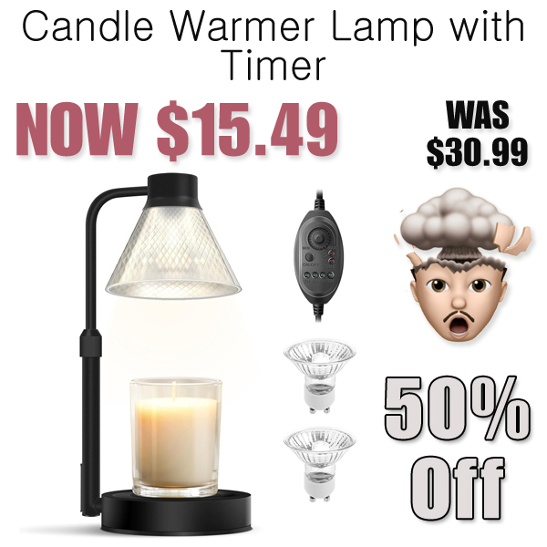 Candle Warmer Lamp with Timer Only $15.49 Shipped on Amazon (Regularly $30.99)
