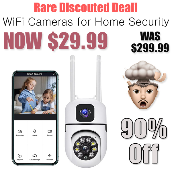 WiFi Cameras for Home Security Only $29.99 Shipped on Amazon (Regularly $299.99)