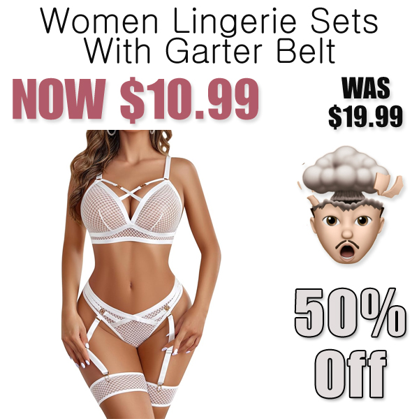 Women Lingerie Sets With Garter Belt Only $10.99 Shipped on Amazon (Regularly $19.99)