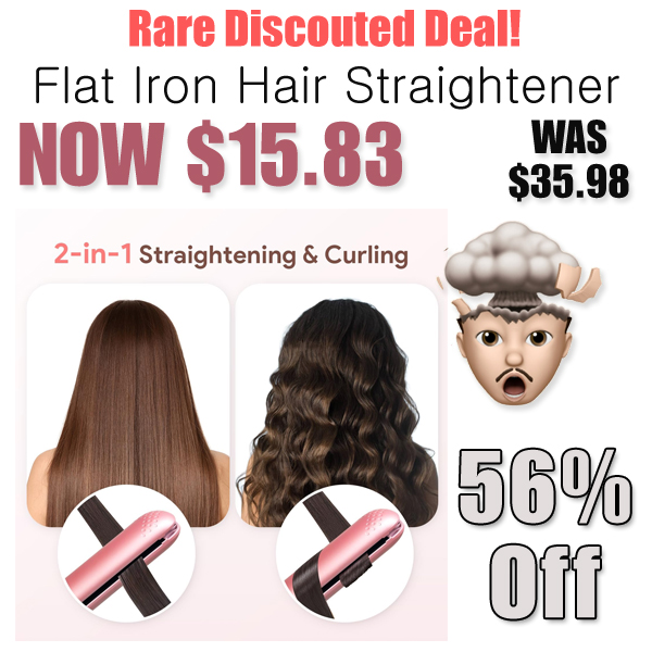Flat Iron Hair Straightener Only $15.83 Shipped on Amazon (Regularly $35.98)