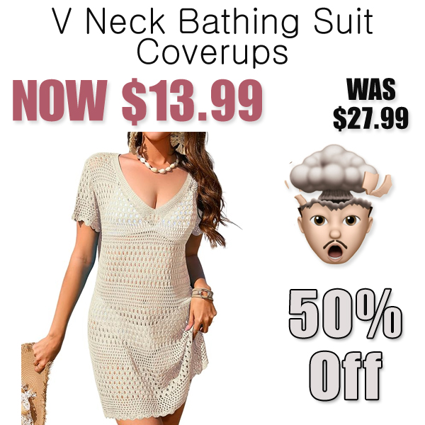 V Neck Bathing Suit Coverups Only $13.99 Shipped on Amazon (Regularly $27.99)