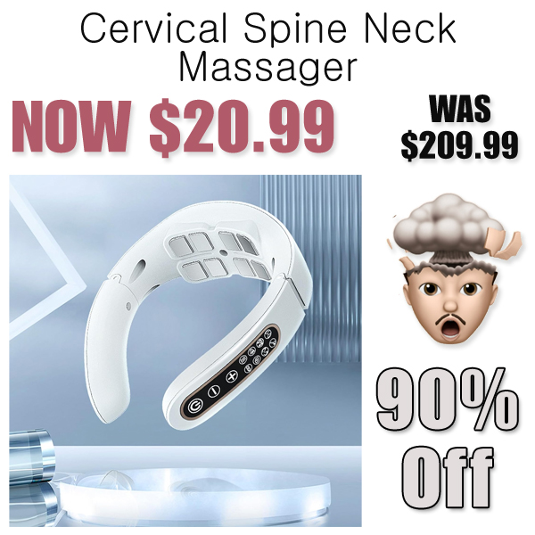 Cervical Spine Neck Massager Only $20.99 Shipped on Amazon (Regularly $209.99)
