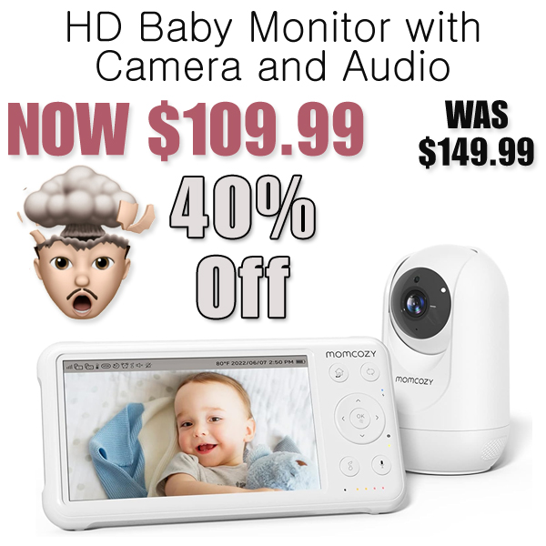 HD Baby Monitor with Camera and Audio Only $109.99 Shipped on Amazon (Regularly $149.99)
