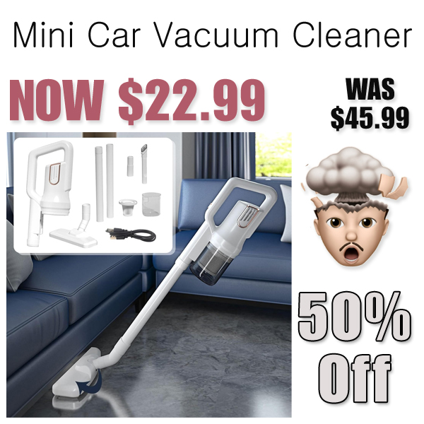 Mini Car Vacuum Cleaner Only $22.99 Shipped on Amazon (Regularly $45.99)