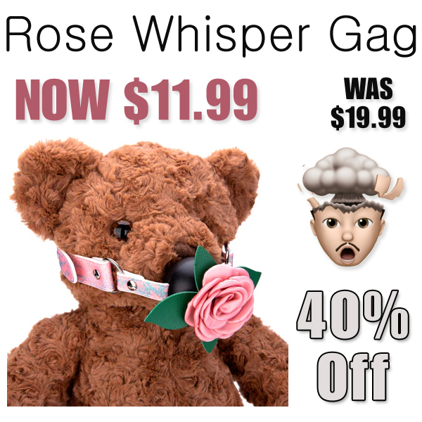 Rose Whisper Gag Only $11.99 (Regularly $19.99)