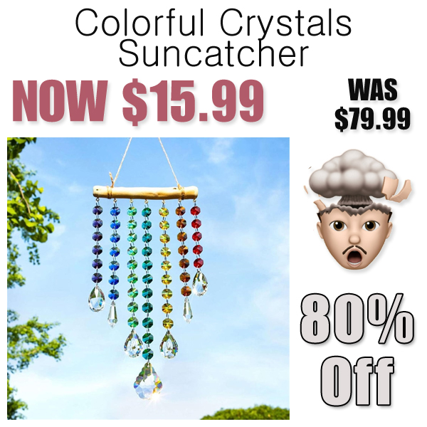 Colorful Crystals Suncatcher Only $15.99 Shipped on Amazon (Regularly $79.99)