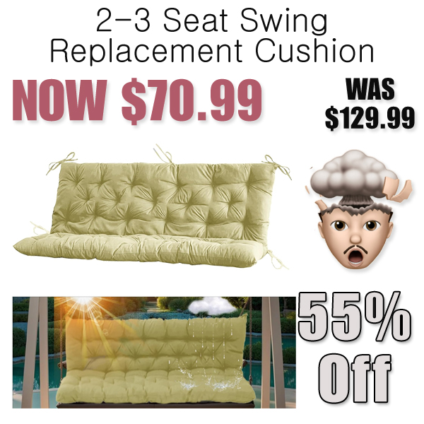 2-3 Seat Swing Replacement Cushion Only $70.99 Shipped on Amazon (Regularly $129.99)
