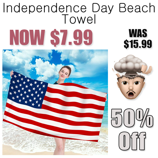 Independence Day Beach Towel Only $7.99 Shipped on Amazon (Regularly $15.99)