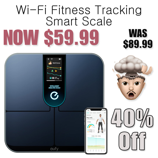 Wi-Fi Fitness Tracking Smart Scale Only $59.99 Shipped on Amazon (Regularly $89.99)