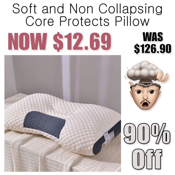 Soft and Non Collapsing Core Protects Pillow Only $12.69 Shipped on Amazon (Regularly $126.90)