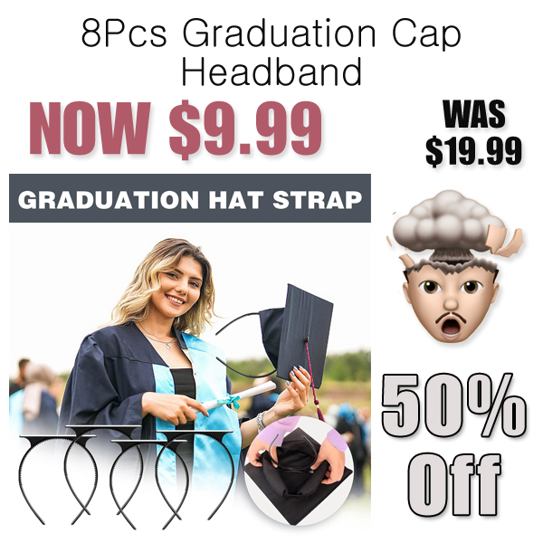 8Pcs Graduation Cap Headband Only $9.99 Shipped on Amazon (Regularly $19.99)
