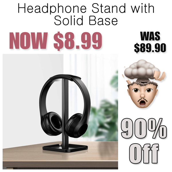 Headphone Stand with Solid Base Only $8.99 Shipped on Amazon (Regularly $89.90)