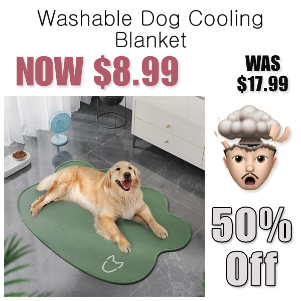 Washable Dog Cooling Blanket Only $8.99 Shipped on Amazon (Regularly $17.99)