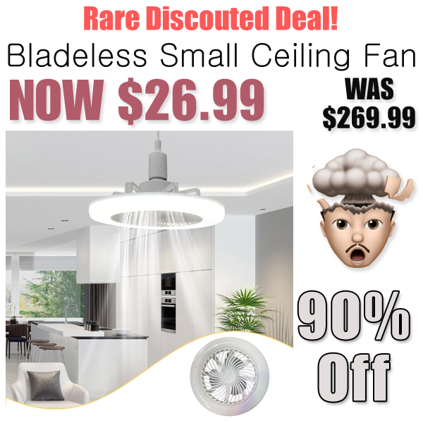 Bladeless Small Ceiling Fan Only $26.99 Shipped on Amazon (Regularly $269.99)