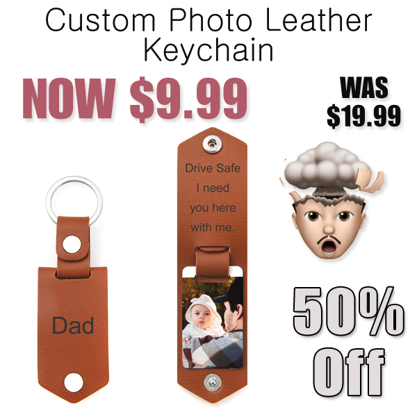 Custom Photo Leather Keychain Only $9.99 Shipped on Amazon (Regularly $19.99)