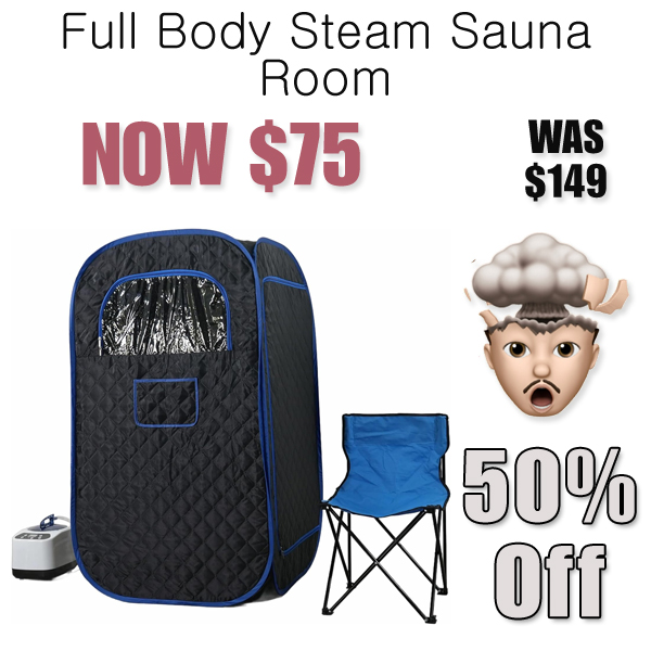 Full Body Steam Sauna Room Only $75 Shipped on Amazon (Regularly $149)